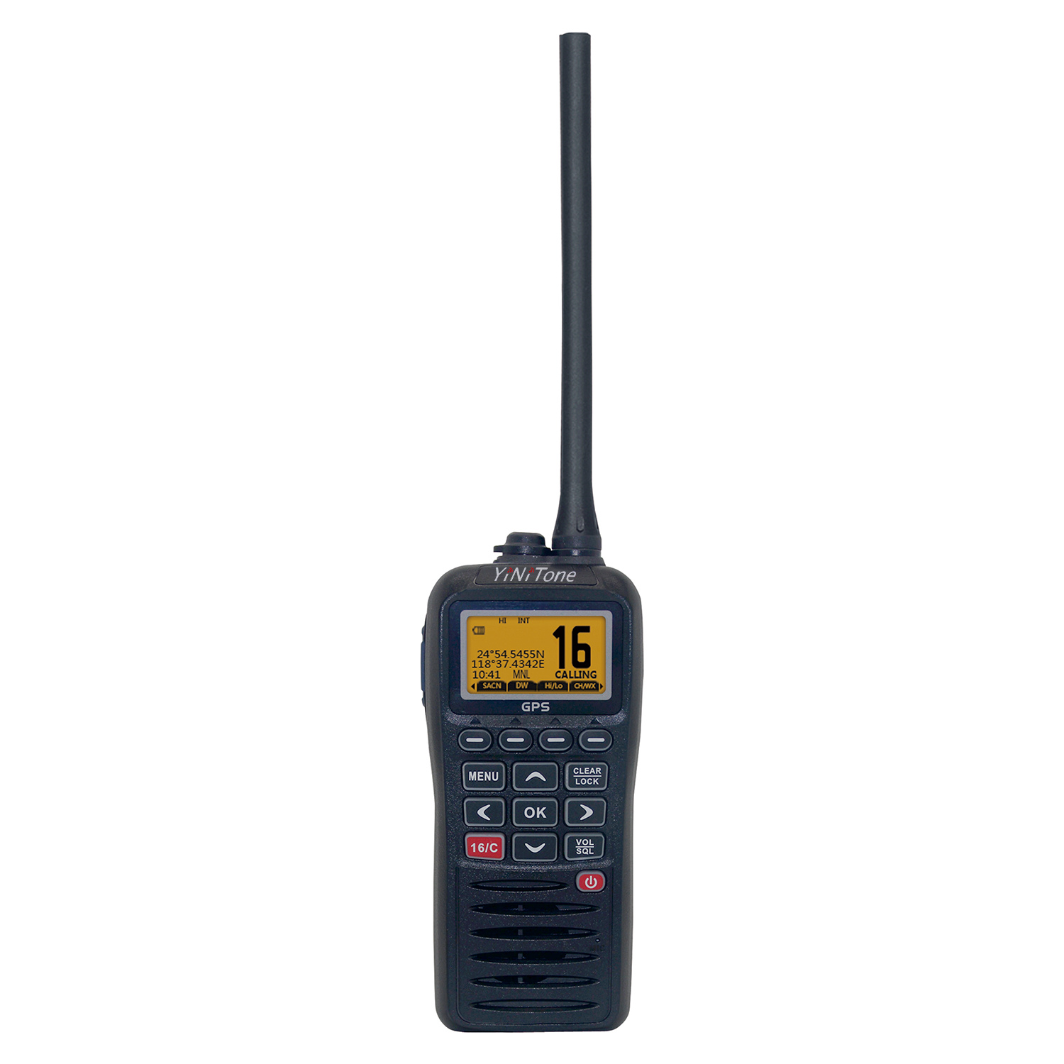 YiNiTone MR-38M IPX7 VHF Marine Handheld Radio 