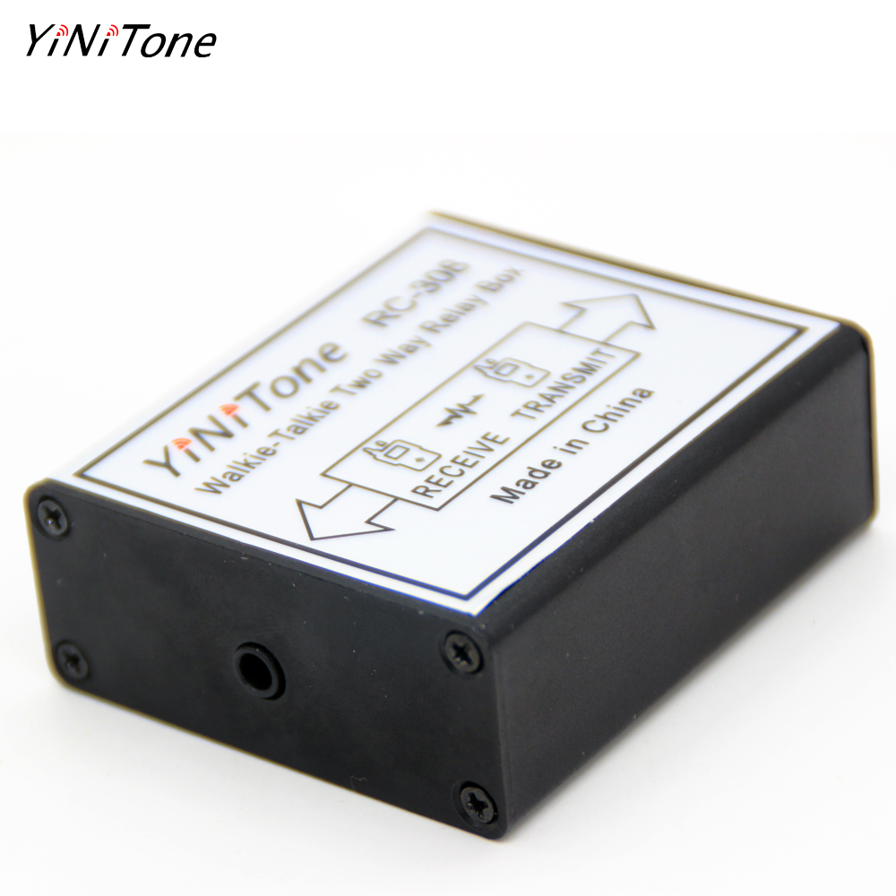 YiNiTone RC-308 Two Way Radio Repeater Box Relay Box DIY Repeater for Walkie Talkie kenwood Baofeng /Motorola HYT Port