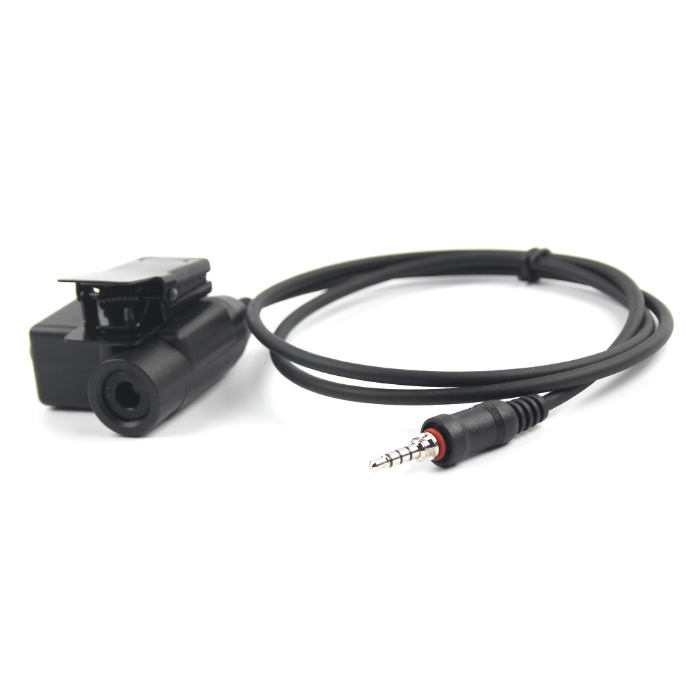 YiNiTone Tactical Headset Adapter U94 Push to Talk 1-Pin For YAESU  For Yaesu Vertex VX-6R VX-7R FT-270R FT-277R VX-120 VX-127 VX-170 VX-177