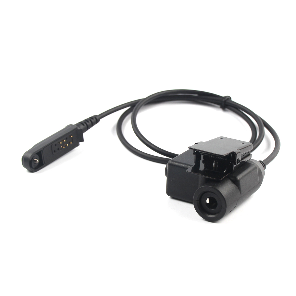 YiNiTone Tactical Headset Adapter U94 Push to Talk 1-Pin For YAESU  For Baofeng UV9R UV-9R Plus UV-XR BF-A58