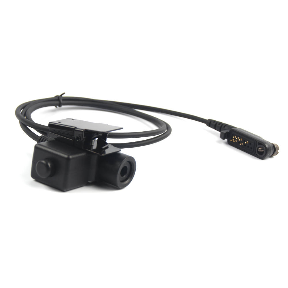 YiNiTone Tactical Headset Adapter U94 Push to Talk For HYT Hytera PD680 X1P PD660 PD600 HYTERA AR 685 Radio Headphone