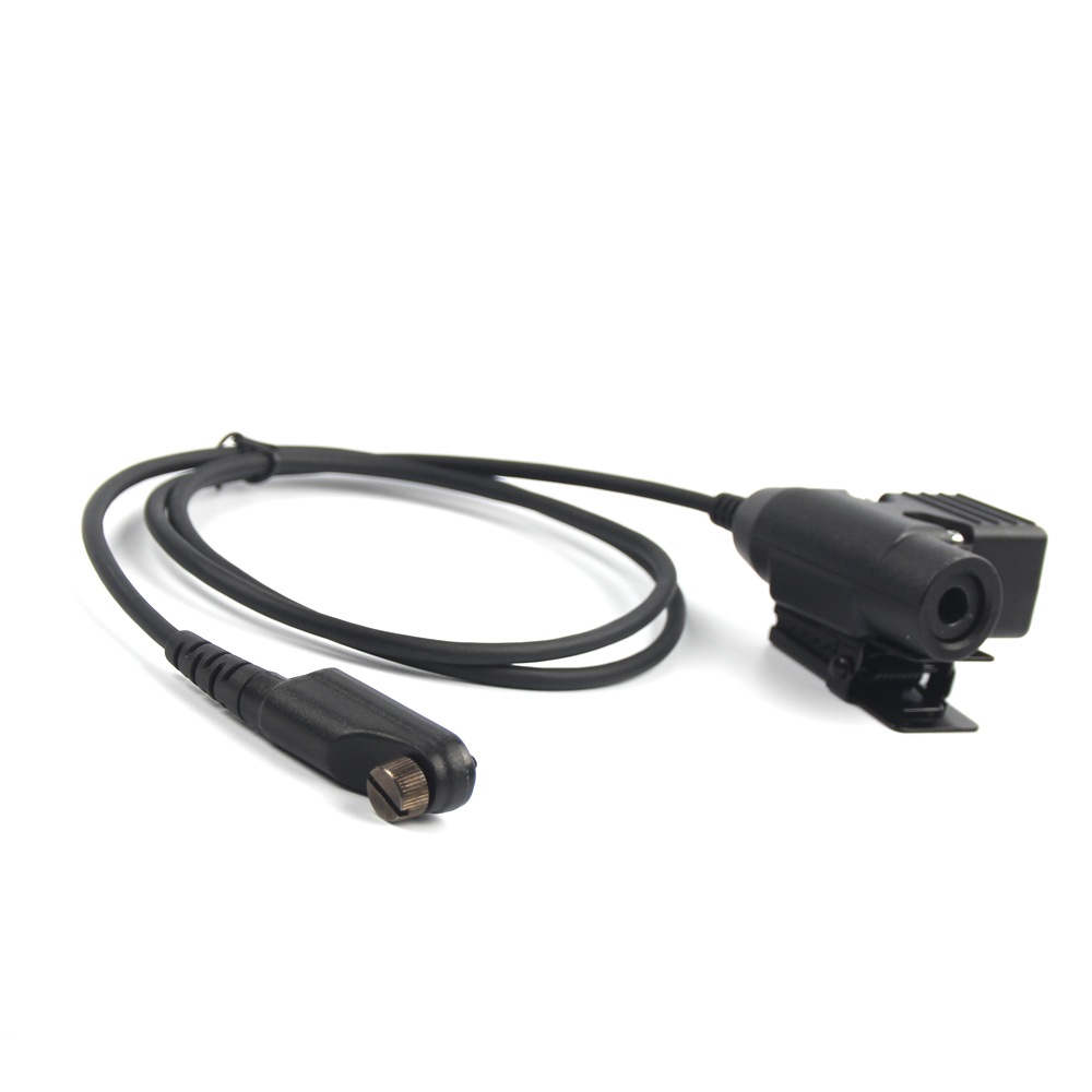 YiNiTone Tactical Headset Adapter U94 Push to Talk For HYT Hytera PD680 X1P PD660 PD600 HYTERA AR 685 Radio Headphone