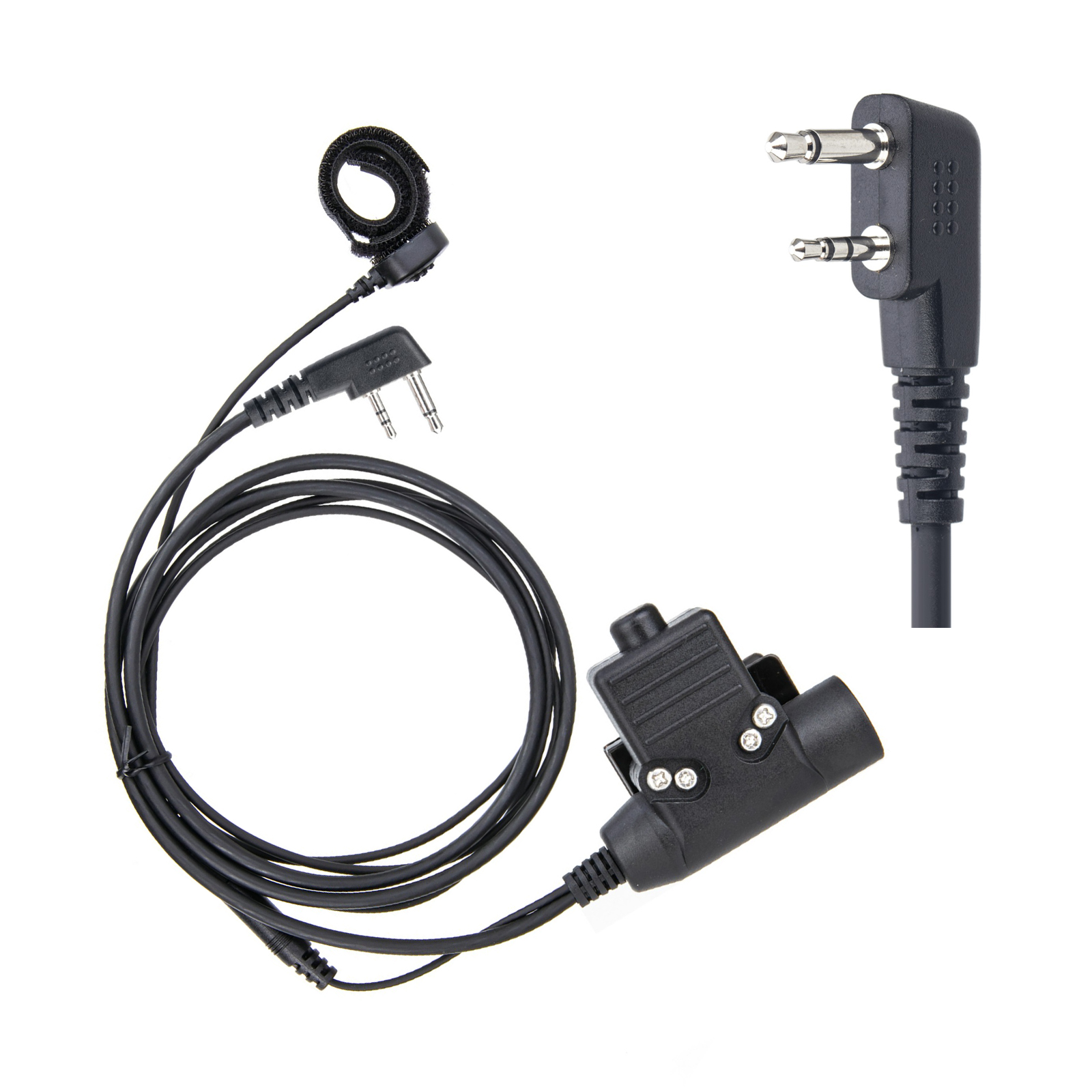 Finger Microphone U94 PTT High Strength Adapter for ICOM IC-V8 V80 V82 radio walkie talkie