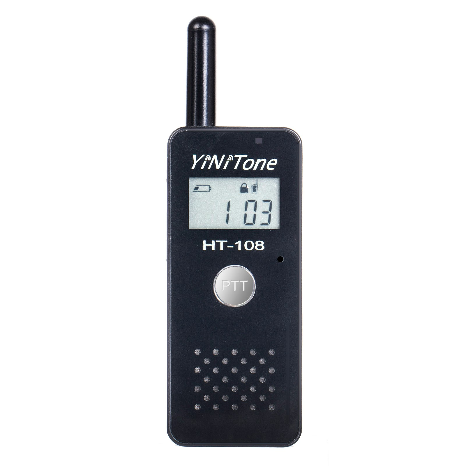 YiNiTone HT-108 Portable Mini Walkie Talkie Large Capacity Lithium Battery Rechargeable with Handset Lightweight