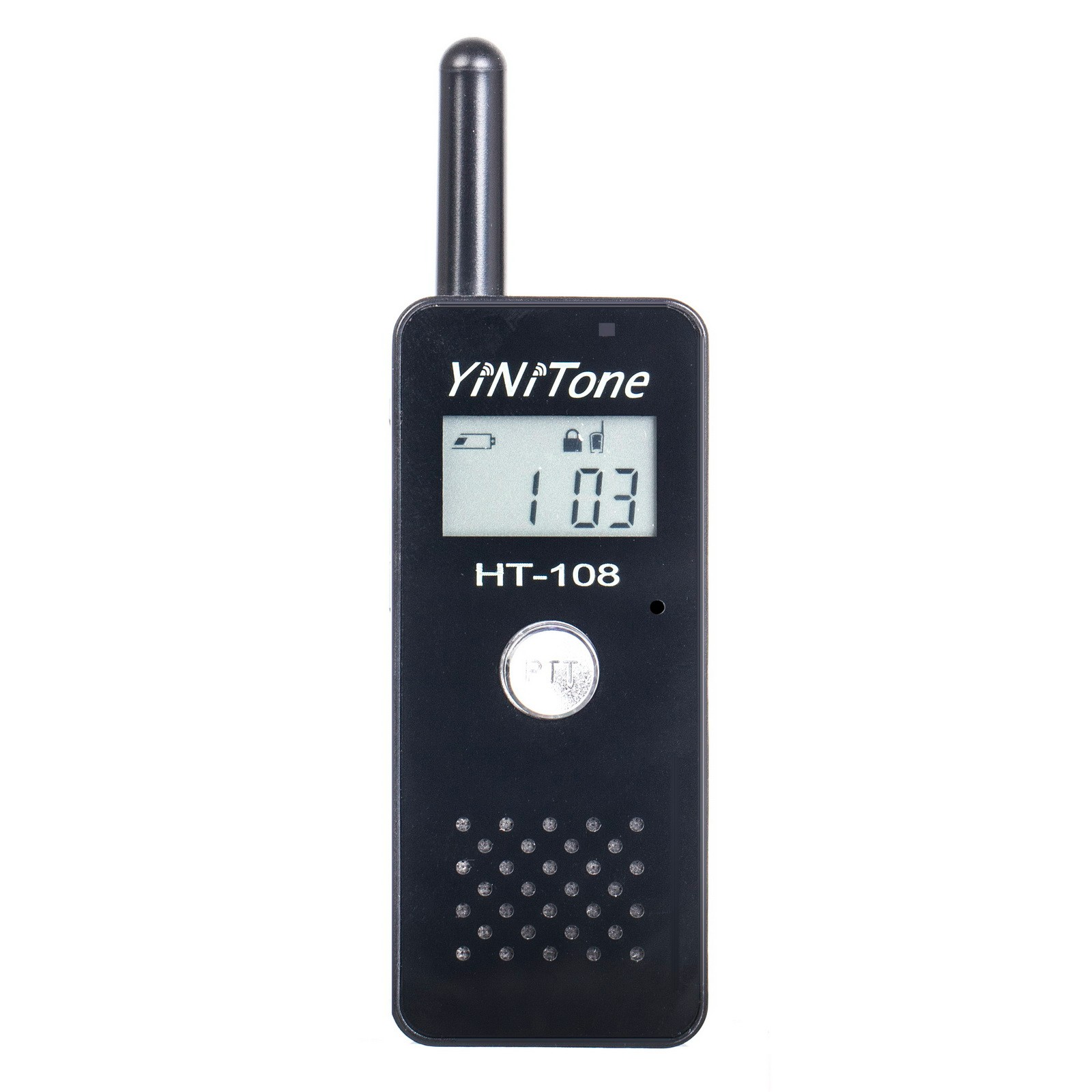 YiNiTone HT-108 Portable Mini Walkie Talkie Large Capacity Lithium Battery Rechargeable with Handset Lightweight