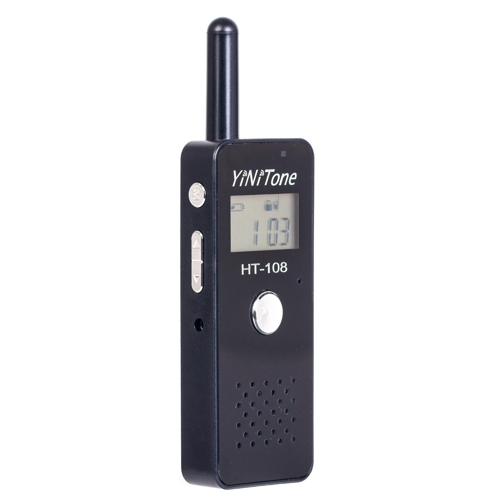 YiNiTone HT-108 Portable Mini Walkie Talkie Large Capacity Lithium Battery Rechargeable with Handset Lightweight