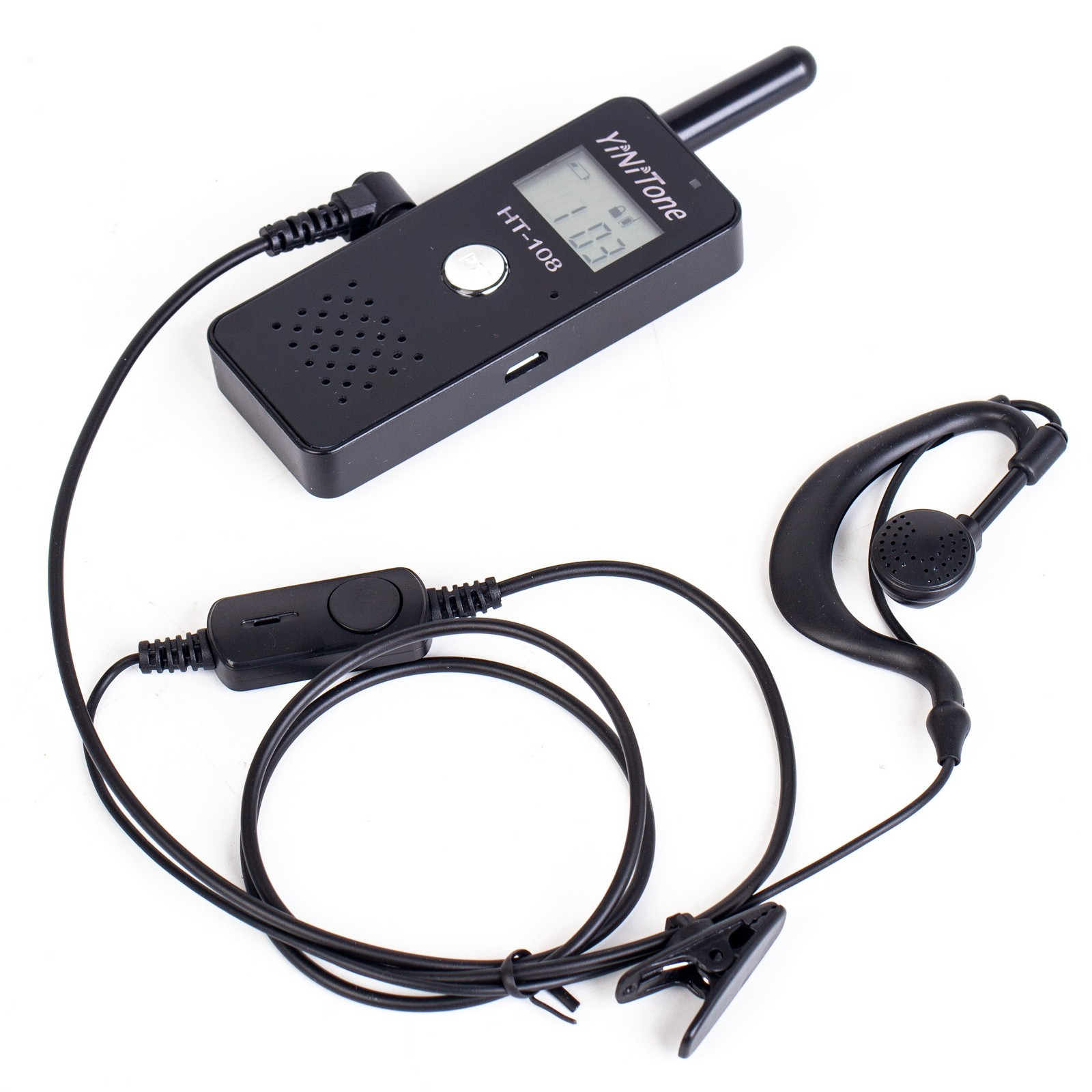 YiNiTone HT-108 Portable Mini Walkie Talkie Large Capacity Lithium Battery Rechargeable with Handset Lightweight