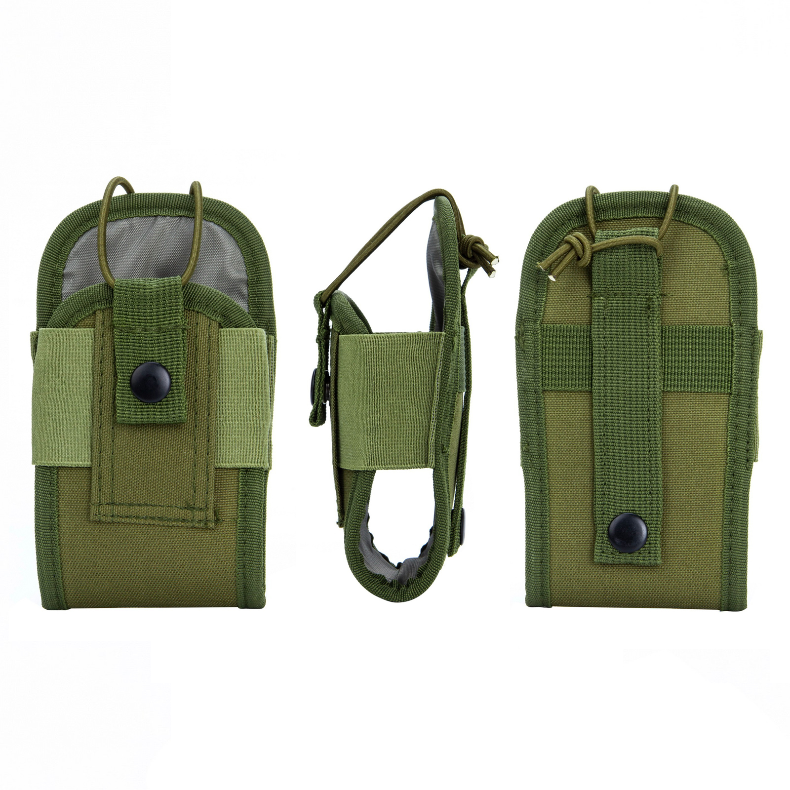 Tactical Mobile Radio Walkie Talkie Pouch Waist Bag Holder Pocket Portable Interphone Holster Carry Bag for Hunting Climbing Camping