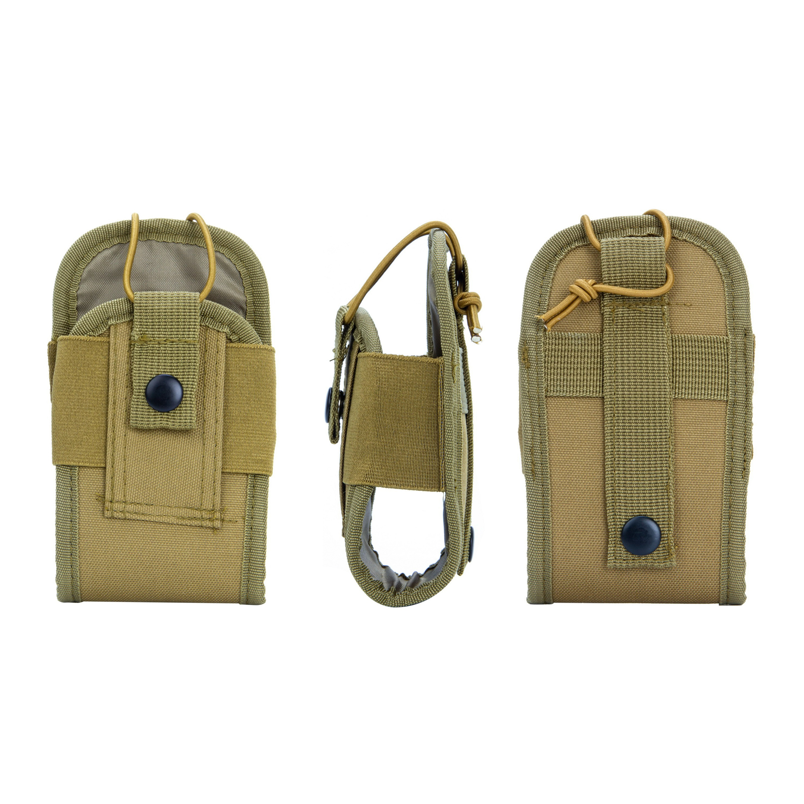 Tactical Mobile Radio Walkie Talkie Pouch Waist Bag Holder Pocket Portable Interphone Holster Carry Bag for Hunting Climbing Camping