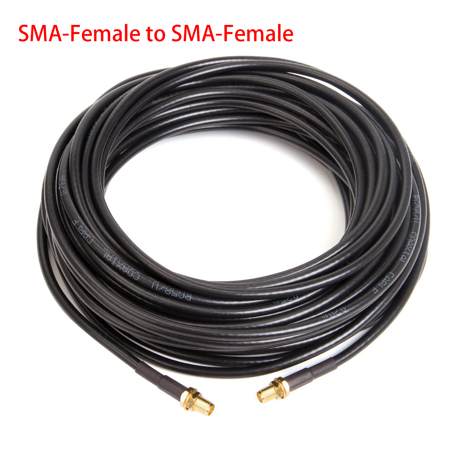 5M SMA Female to Female Extension Cable for Coaxial WiFi Network Card Router Antenna - RG174 RF Connector