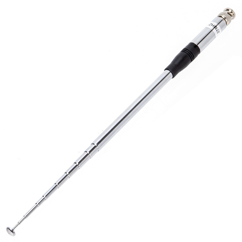 27MHz BNC Male Telescopic/Rod HT Antenna (9-Inch to 51-Inch) for CB Handheld/Portable Radio