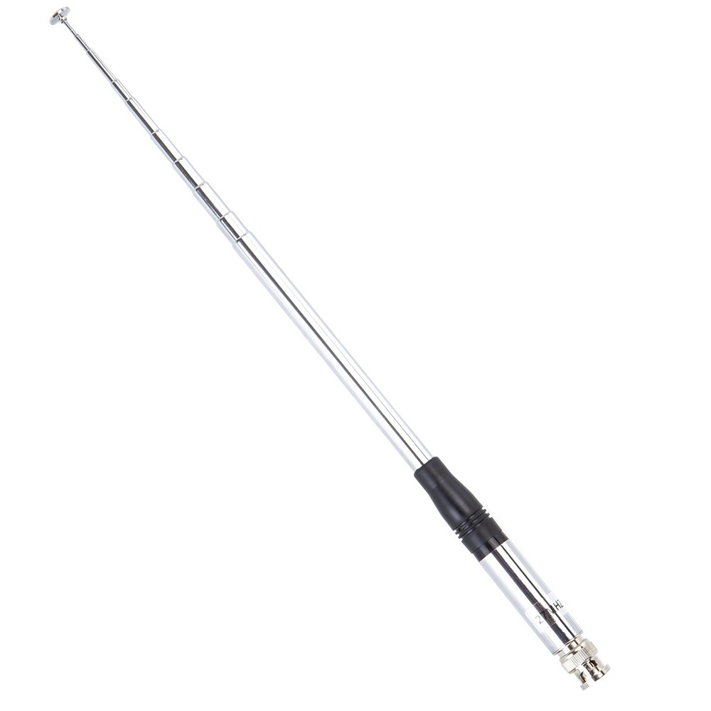 27MHz BNC Male Telescopic/Rod HT Antenna (9-Inch to 51-Inch) for CB Handheld/Portable Radio