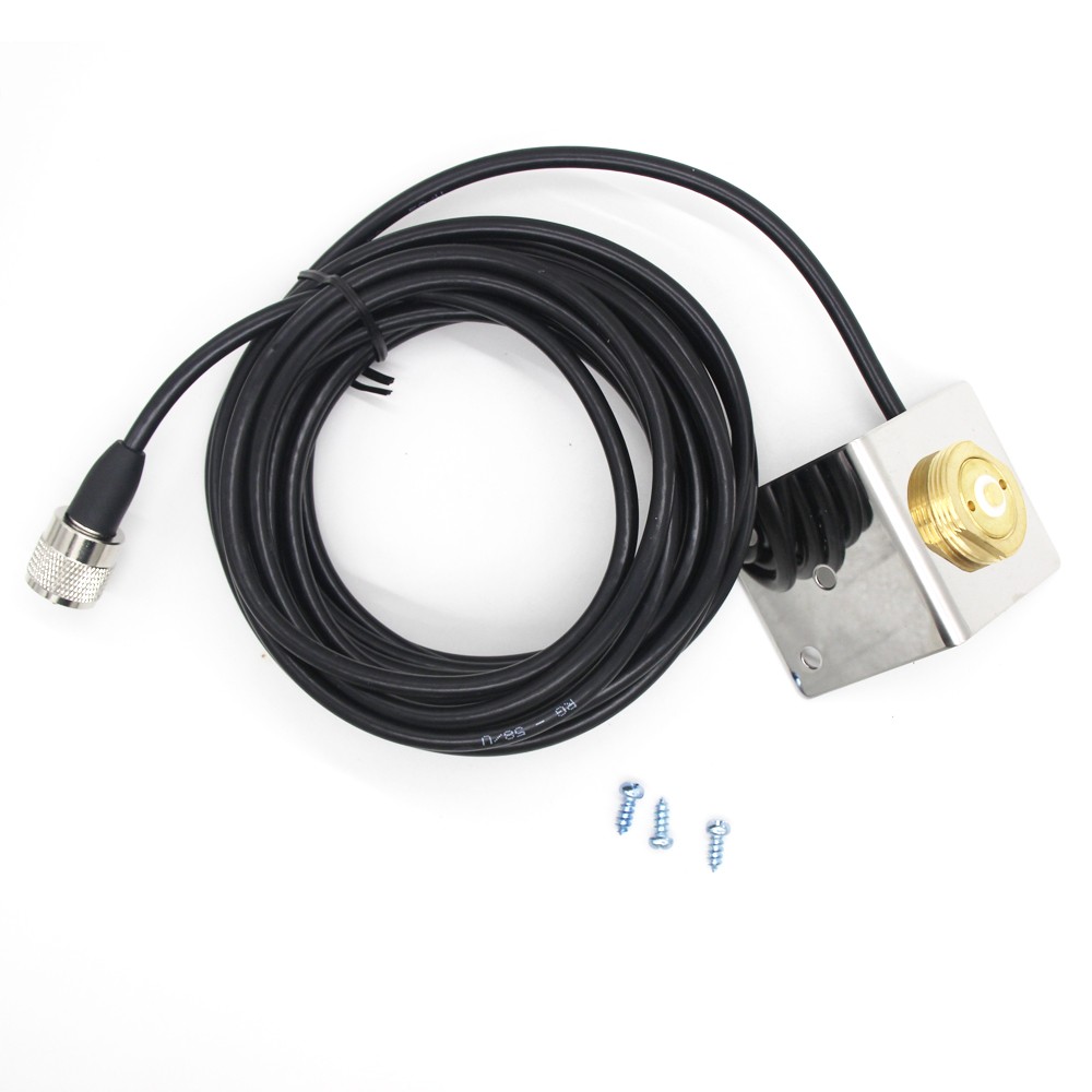 NMO L-Shaped Fender Mount Antenna Extension Kit with 5M RG-58 Coax Cable - Ideal for Mobile Antennas