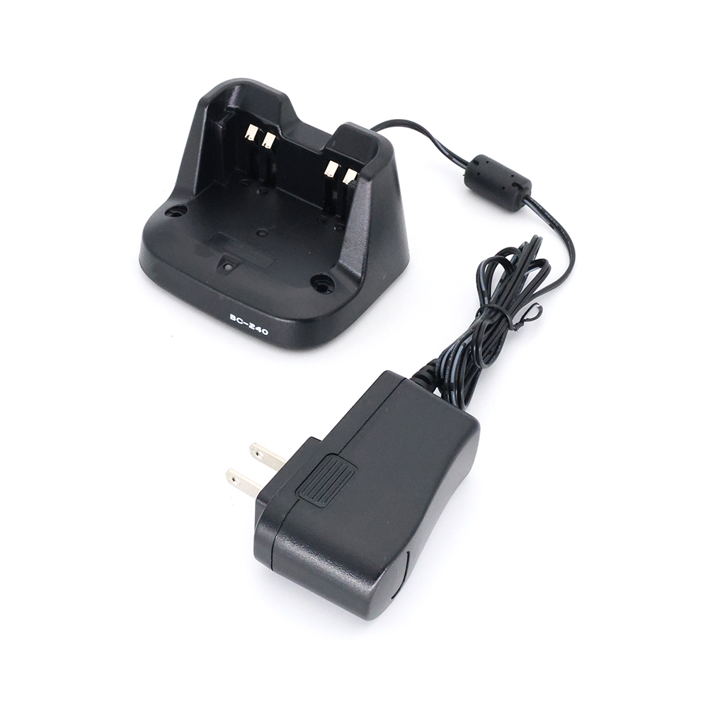 BC-240 Walkie Talkie Battery Desktop Charger for ICOM IC-V86/U86 two way radio for BP-298 BP298 Battery Charger Accesories