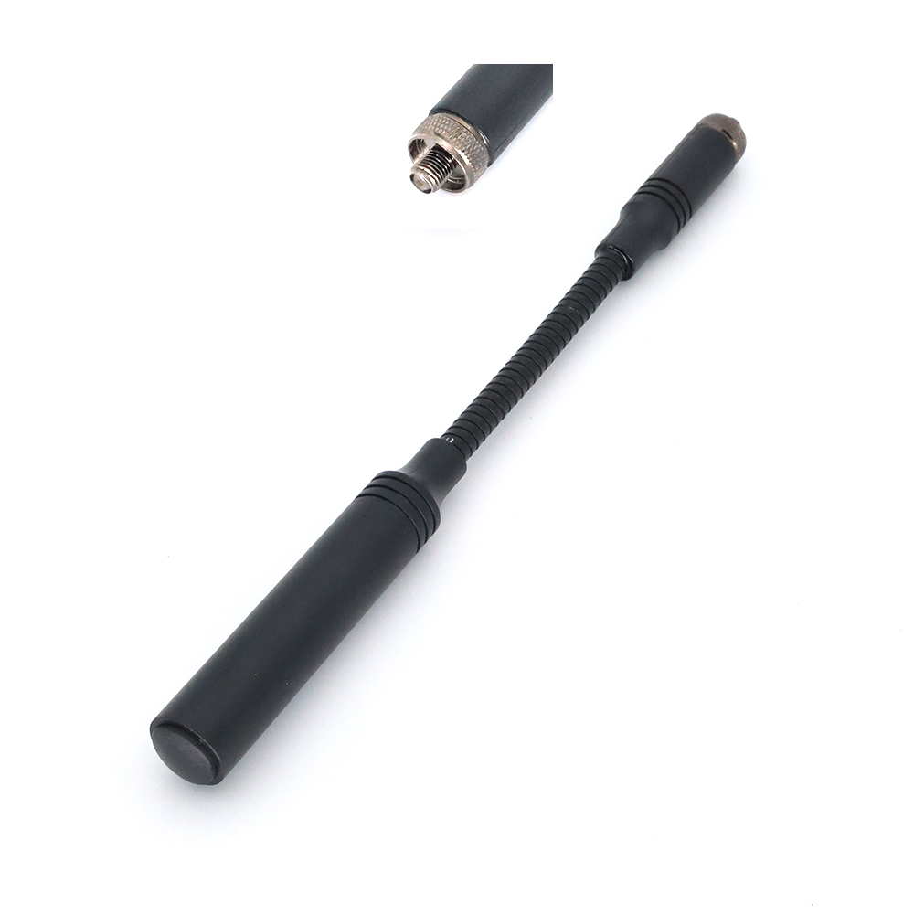 AT-22 23cm Goose Tube Folding Antenna for Baofeng UV-5R UV-82 BF-888s Walkie Talkie UHF VHF  SMA-Female Accessorie