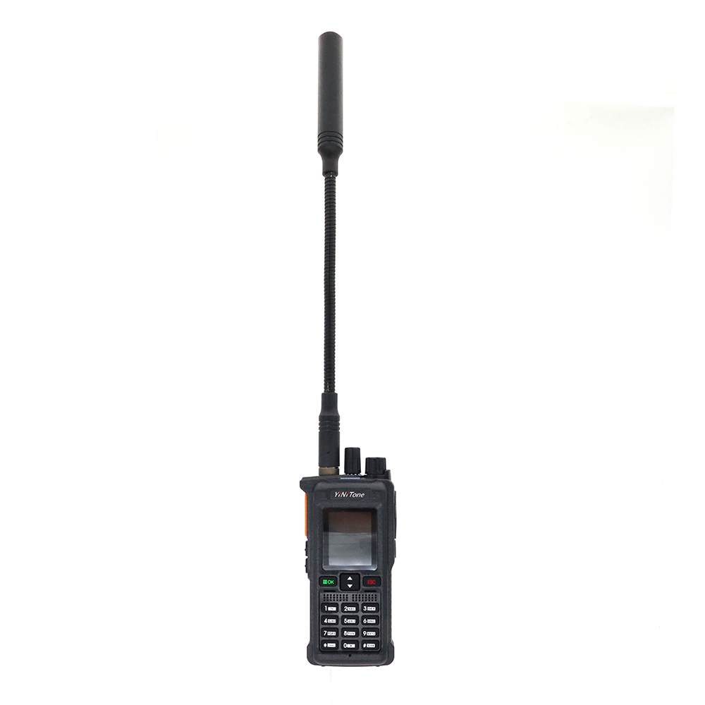 AT-33 33cm Goose Tube Folding Antenna for Baofeng UV-5R UV-82 BF-888s Walkie Talkie UHF VHF  SMA-Female Accessorie