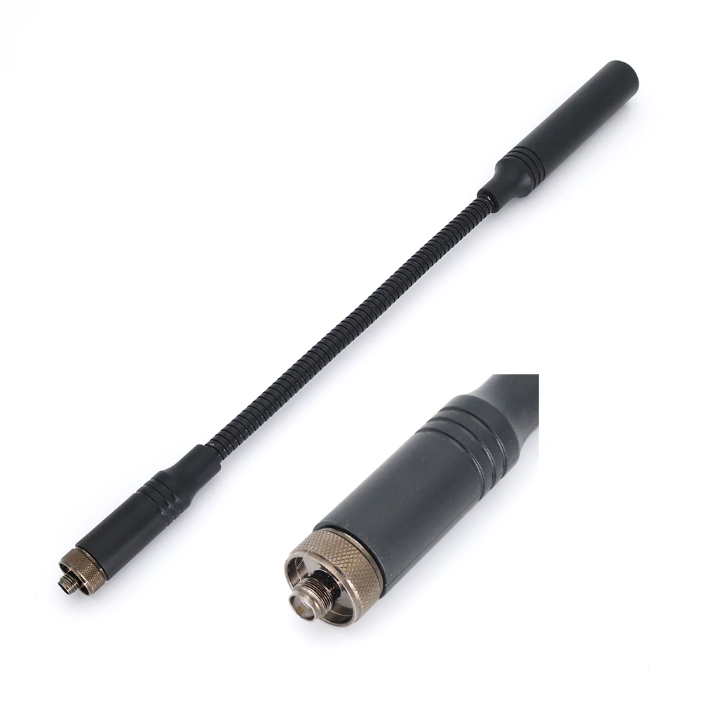 AT-33 33cm Goose Tube Folding Antenna for Baofeng UV-5R UV-82 BF-888s Walkie Talkie UHF VHF  SMA-Female Accessorie