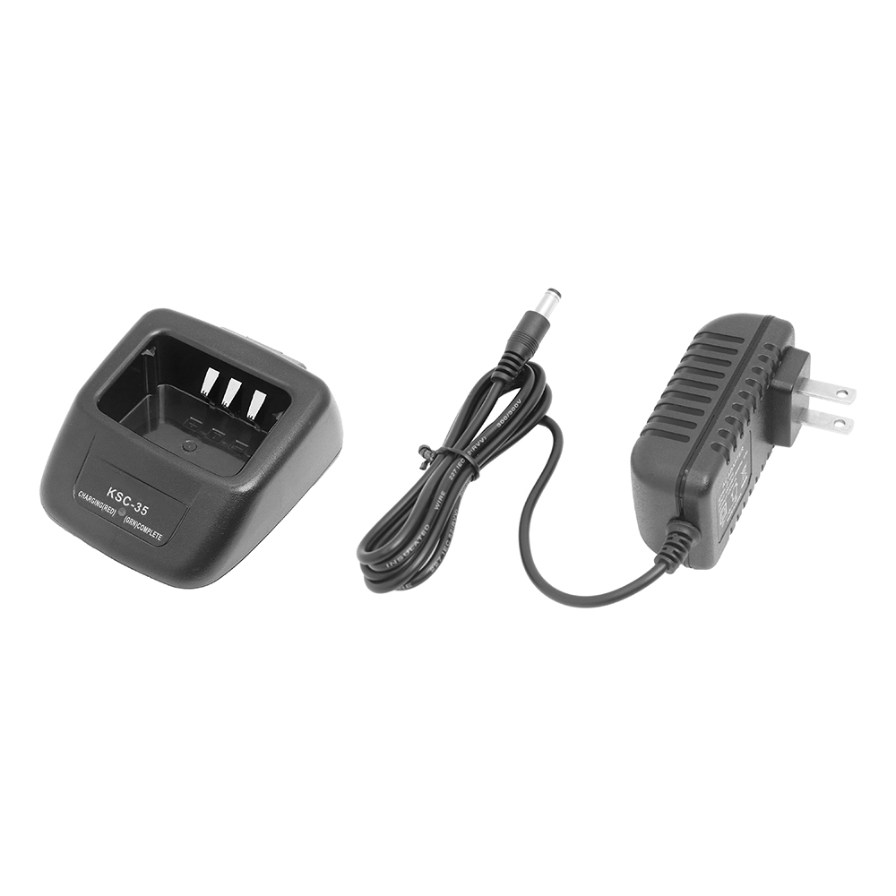 KSC-35 Walkie Talkie Battery Desktop Charger For KENWOOD KNB-45L KNB-45 For TK-U100 two way radio