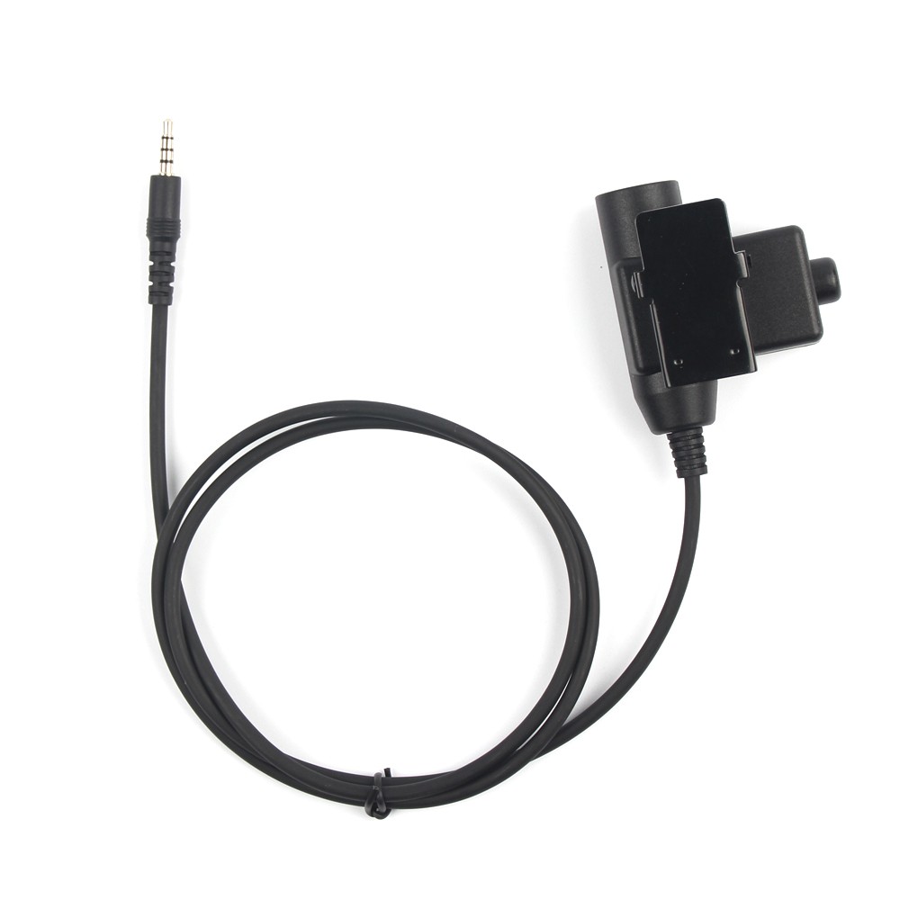 NATO Plug U94 PTT Headset Adapter Z113 Standard Version 3.5mm Jack for iPhone Samsung HTC Cellphone