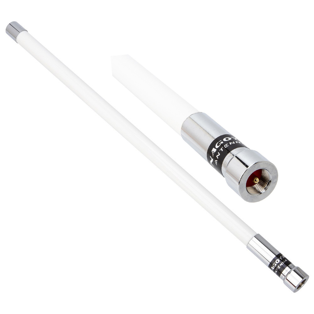 White NL-550 Fiber glass Antenna 144/430mhz Dual Band 200W 3.0dBi High Gain for Car Mobile Radio