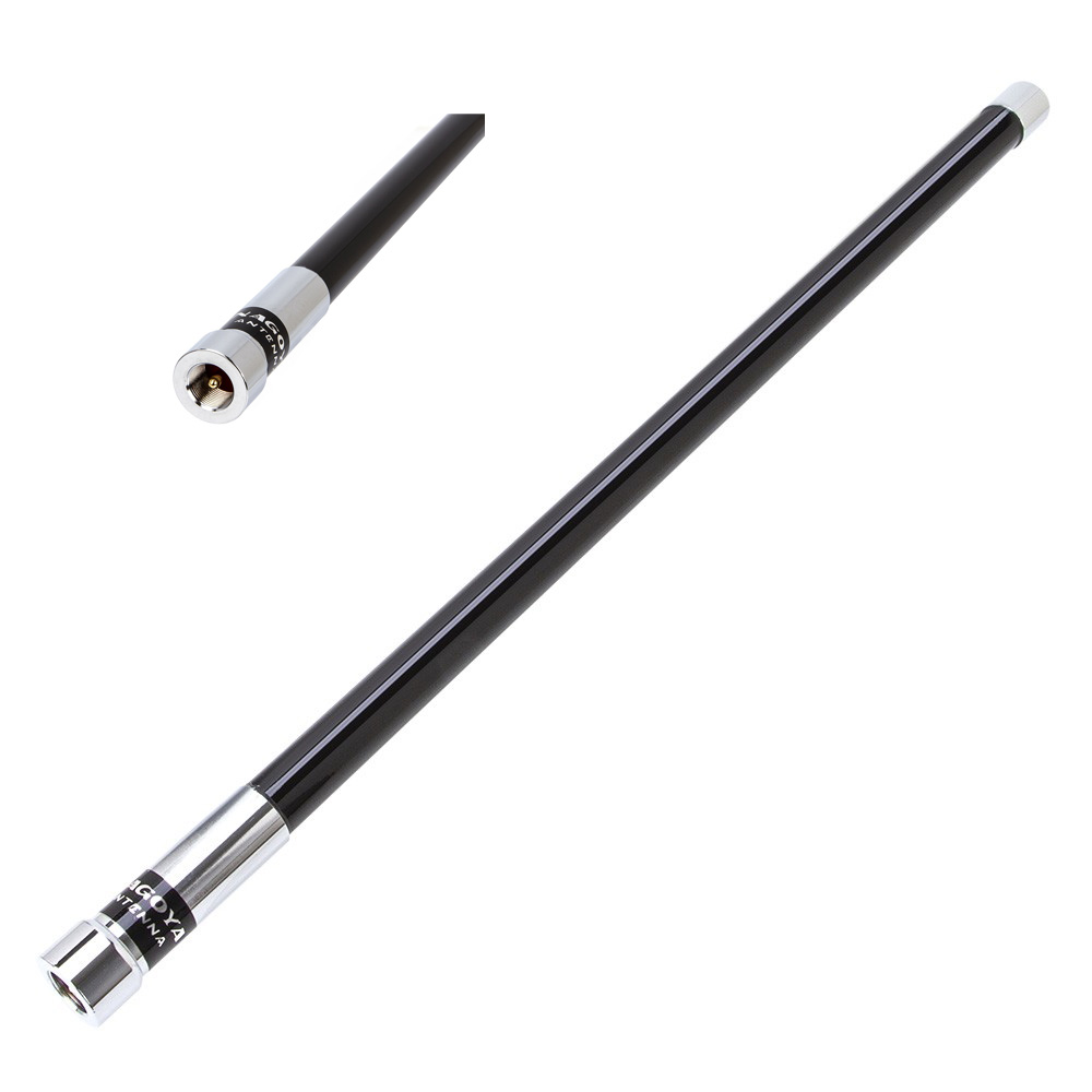 Black NL-550 Fiber glass Antenna 144/430mhz Dual Band 200W 3.0dBi High Gain for Car Mobile Radio