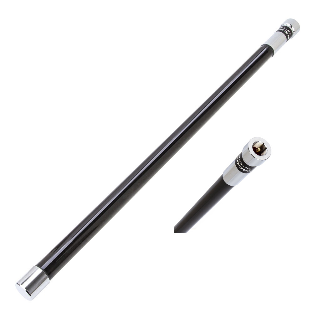 Black NL-550 Fiber glass Antenna 144/430mhz Dual Band 200W 3.0dBi High Gain for Car Mobile Radio