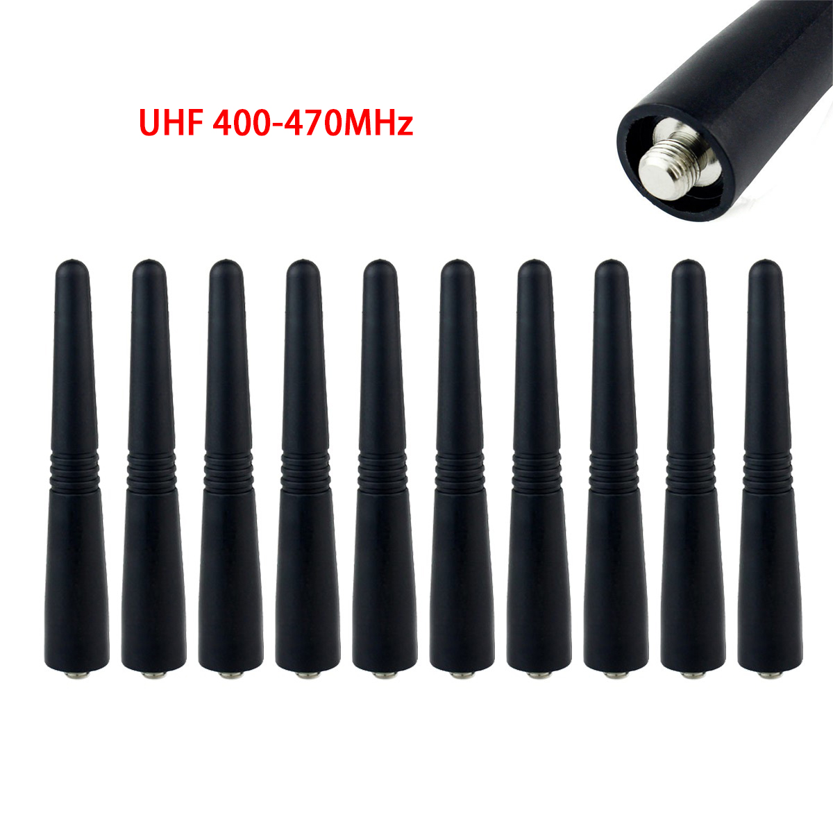 Walkie Talkie UHF 400-470MHz Antenna for Motorola GP68 GP88 GP88s GP328 GP338 GP2000 Two Way Radio