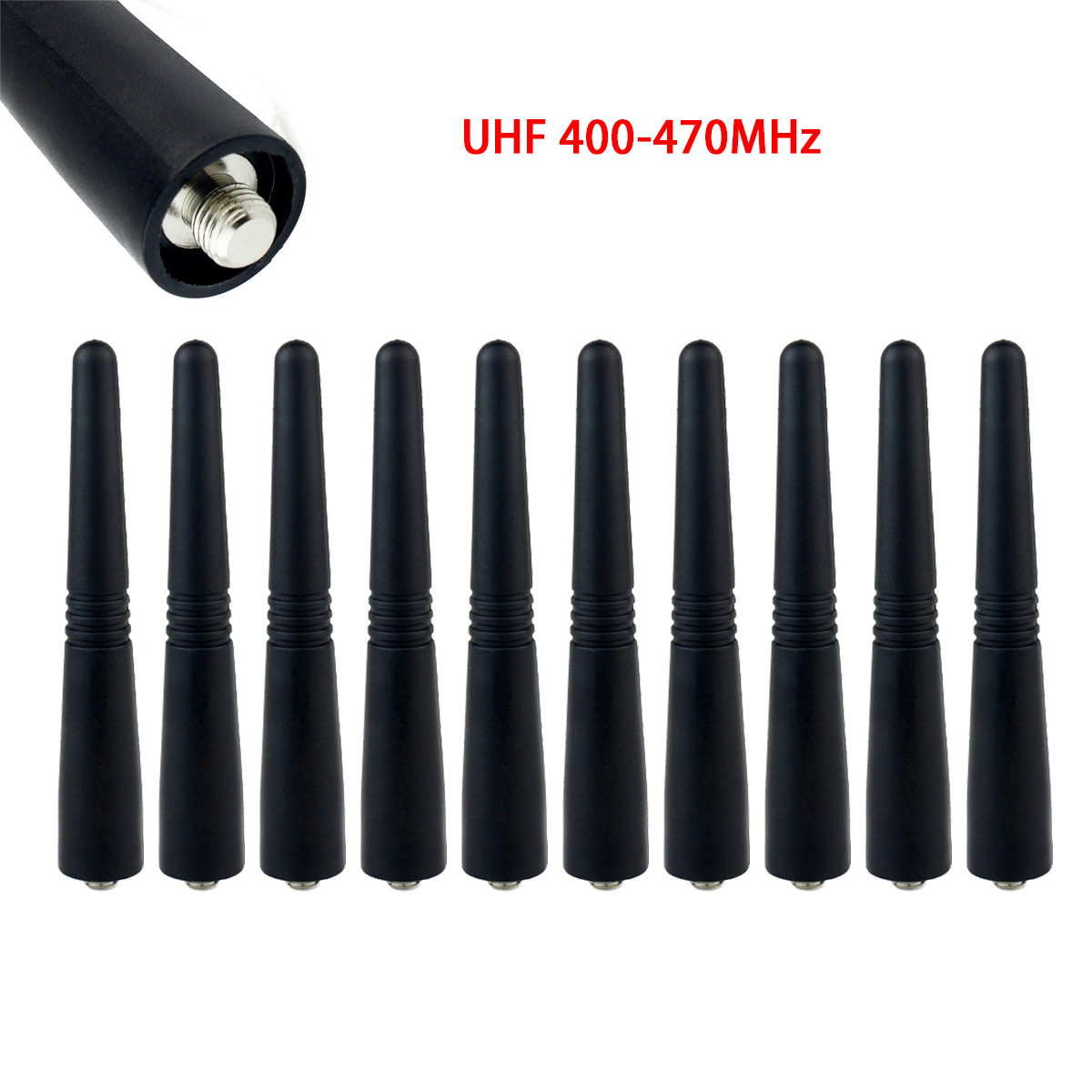 Walkie Talkie UHF 400-470MHz Antenna for Motorola GP68 GP88 GP88s GP328 GP338 GP2000 Two Way Radio