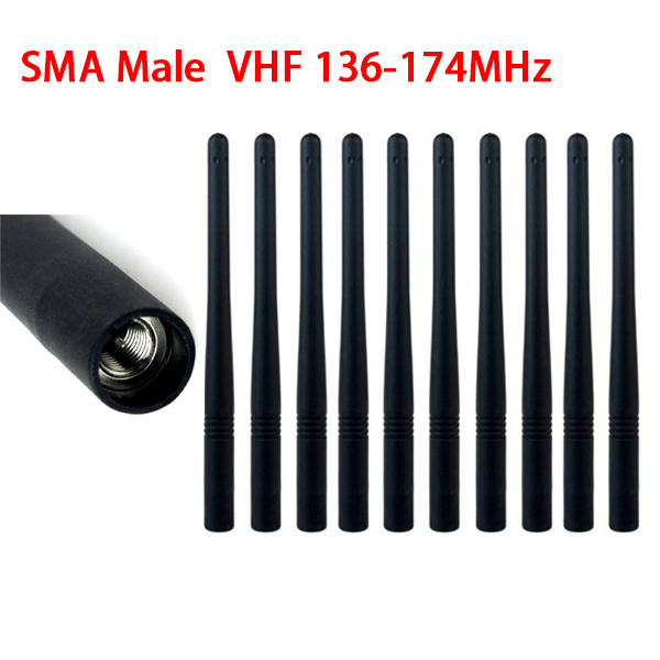 VHF 136-174MHz Antenna SMA Male for Yaesu Vertex VX-110 VX-130 VX-160 VX-180 VX-150 Two Way Radio