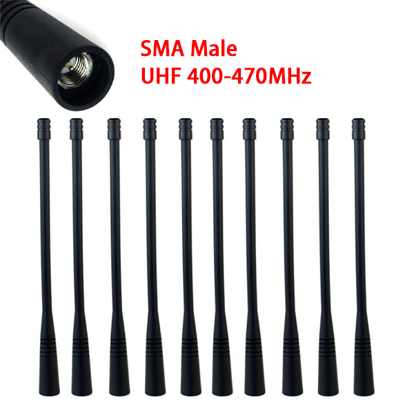 15.6cm UHF 400-470MHz Antenna SMA Male for Vertex VX-150 VX-160 VX-180 Walkie Talkie Two Way Radio