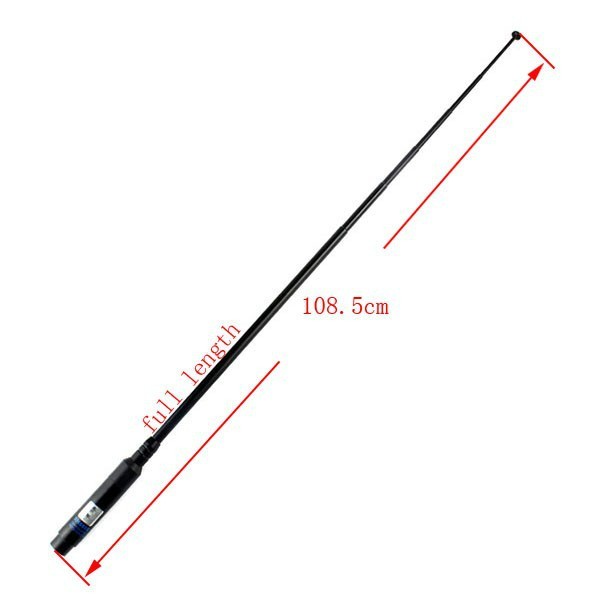 RH-660S SMA-Male Telescopic Antenna 144/430MHz Dual Band for YAESU VX-3R VX-5R VX-6R VX-7R VX-8R Walkie Talkie Ham Radio