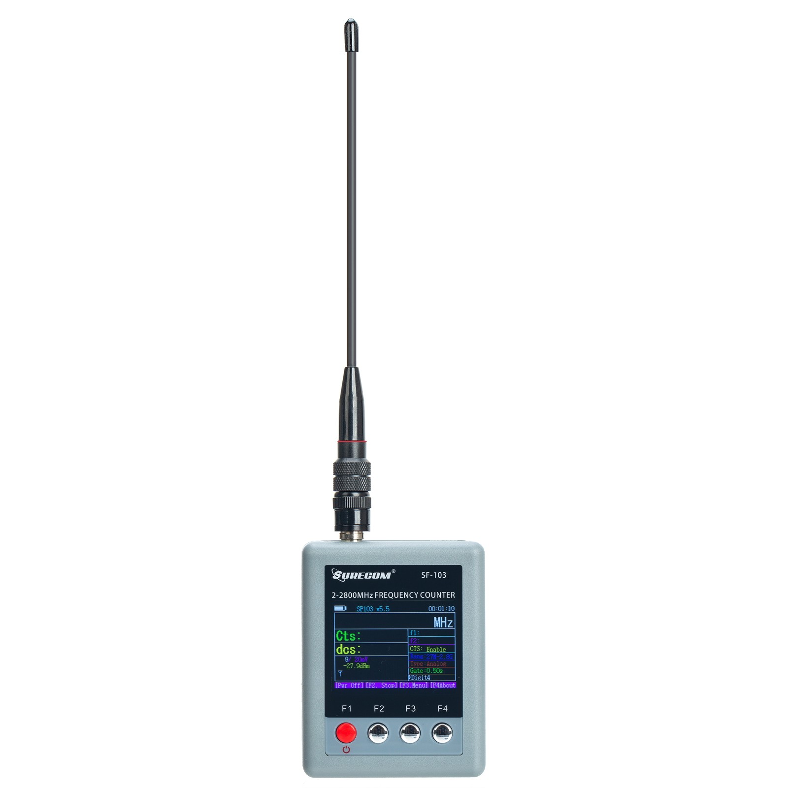 SURECOM SF-103 Portable Frequency Counter Meter 2Gen 2MHz~2.8GHz SF103 For DMR & Analog Two Way Radio Walkie Talkie