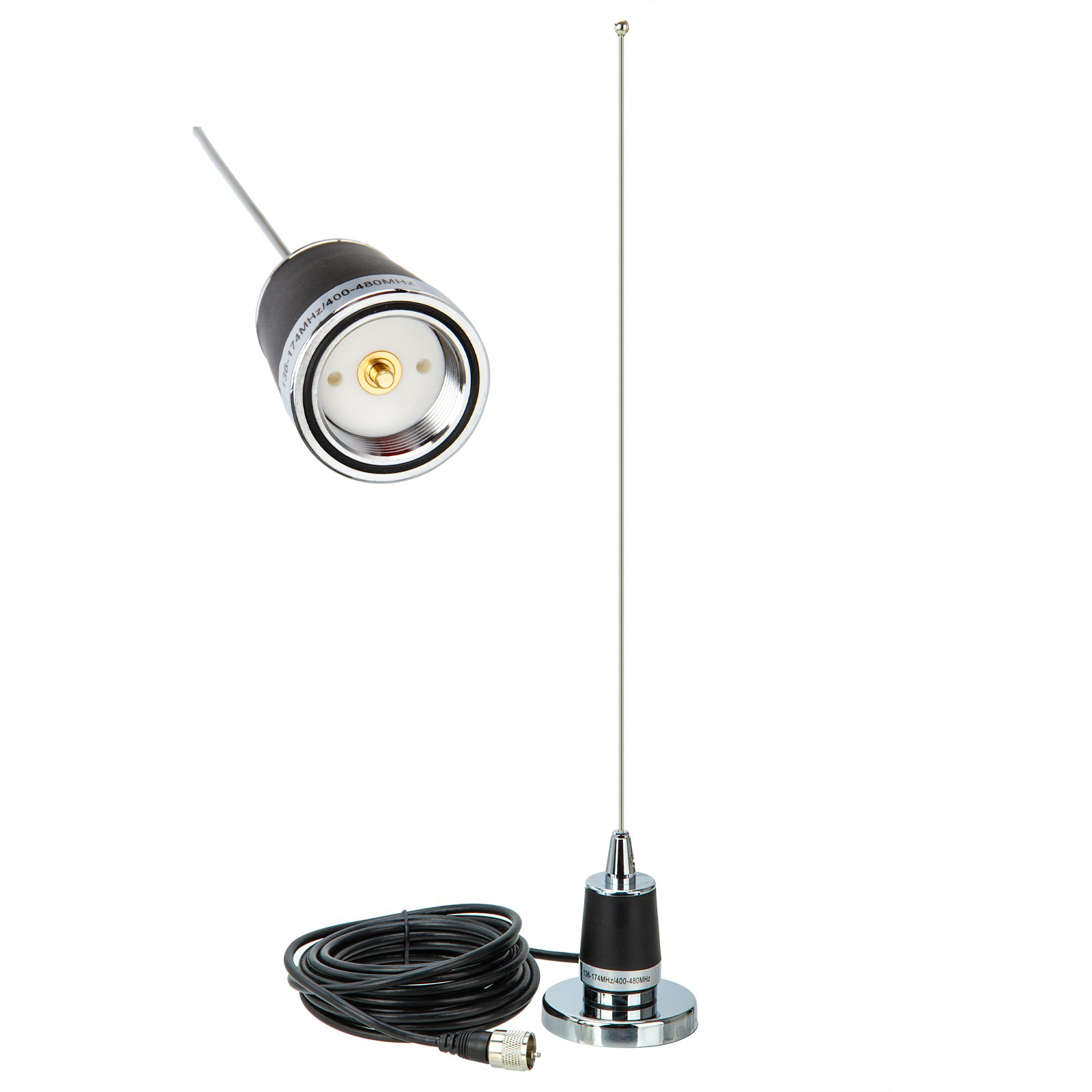 NB-70 7CM NMO Magnetic Mount Base NMO Antenna 5M PL-259 Connector Coaxial RG-58 Cable For QYT TYT Car Mobile Radio