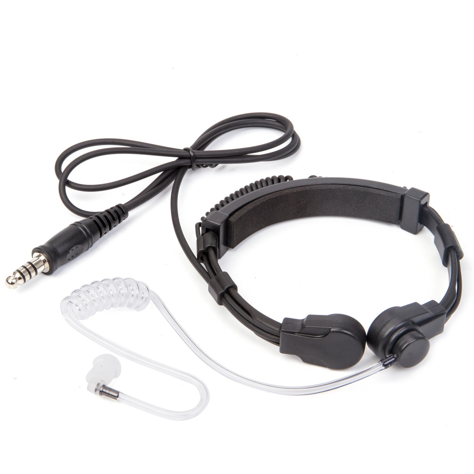 U94 PTT Mic Microphone 7.1mm telescopic throat controlled radio headset for Sepura STP8000 STP9000 walkie talkie