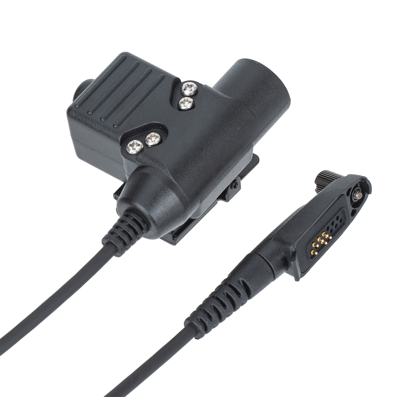 U94 PTT Cable NATO Plug Walkie Talkie Headset Adapter for Motorola GP-328 PLUS two way radio