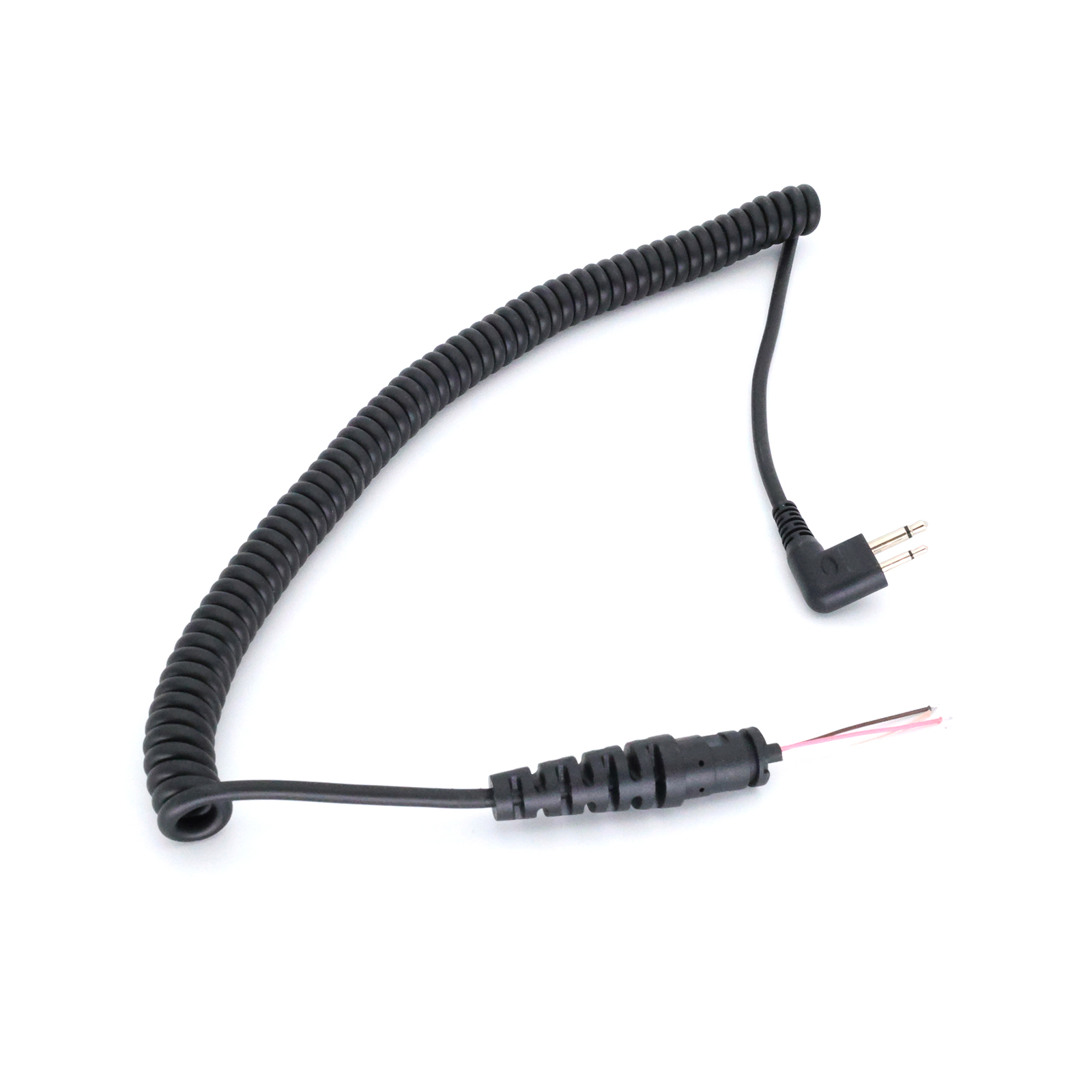 PMMN4013A DIY 2 pin 4 Wire Speaker PTT Mic Microphone Cable for Motorola EP450 CP040 CP140 CP300 GP3188 GP3688 GP88 Handheld radio