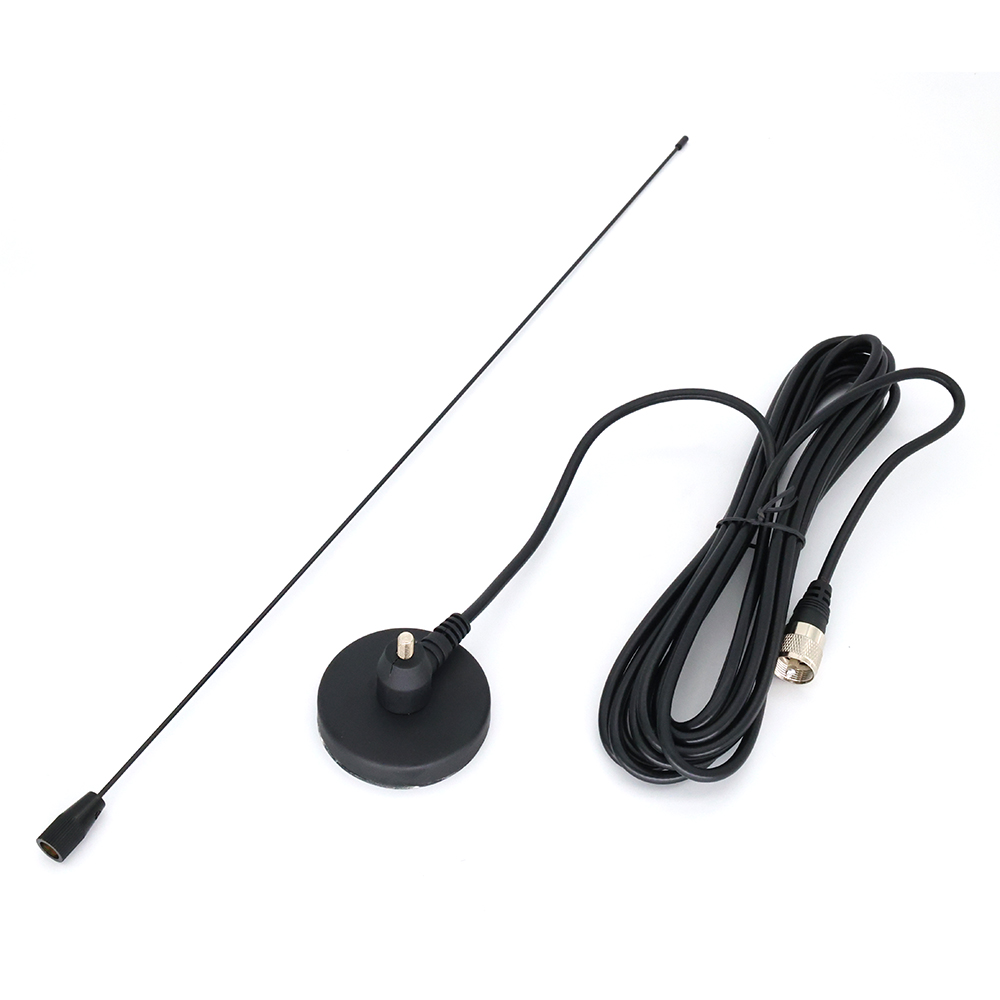 MC-100 4 meter RG58 PL259 UHF Connector magnetic base mount cable Mobile Car Radio Antenna For Kenwood Yaesu ICOM For TM-261 FT-1802 FT-1807