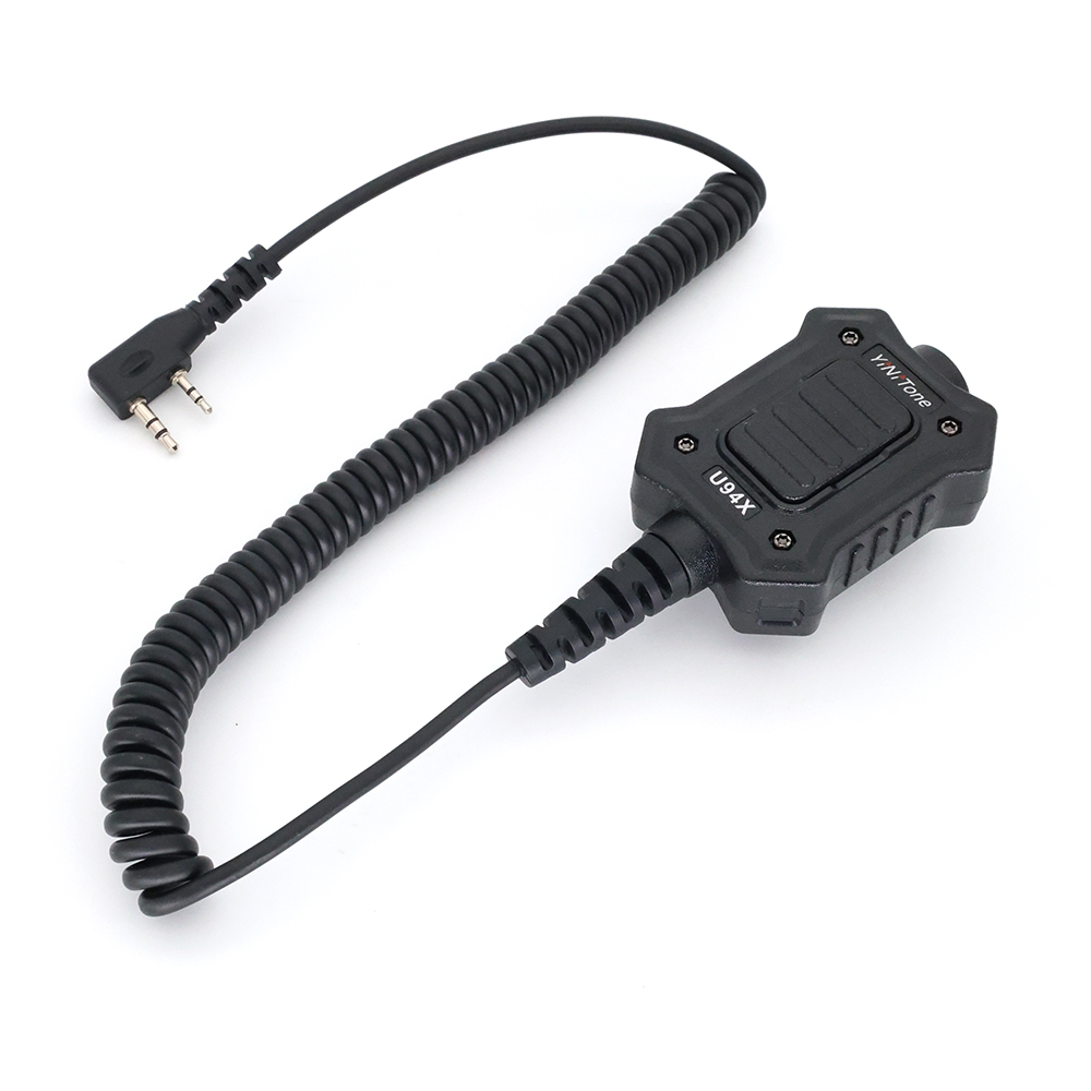 Handheld radio walkie talkie U94X PTT Headset Adapter for Kenwood HYT TYT Baofeng UV 82 UV5R UV6R BF888S