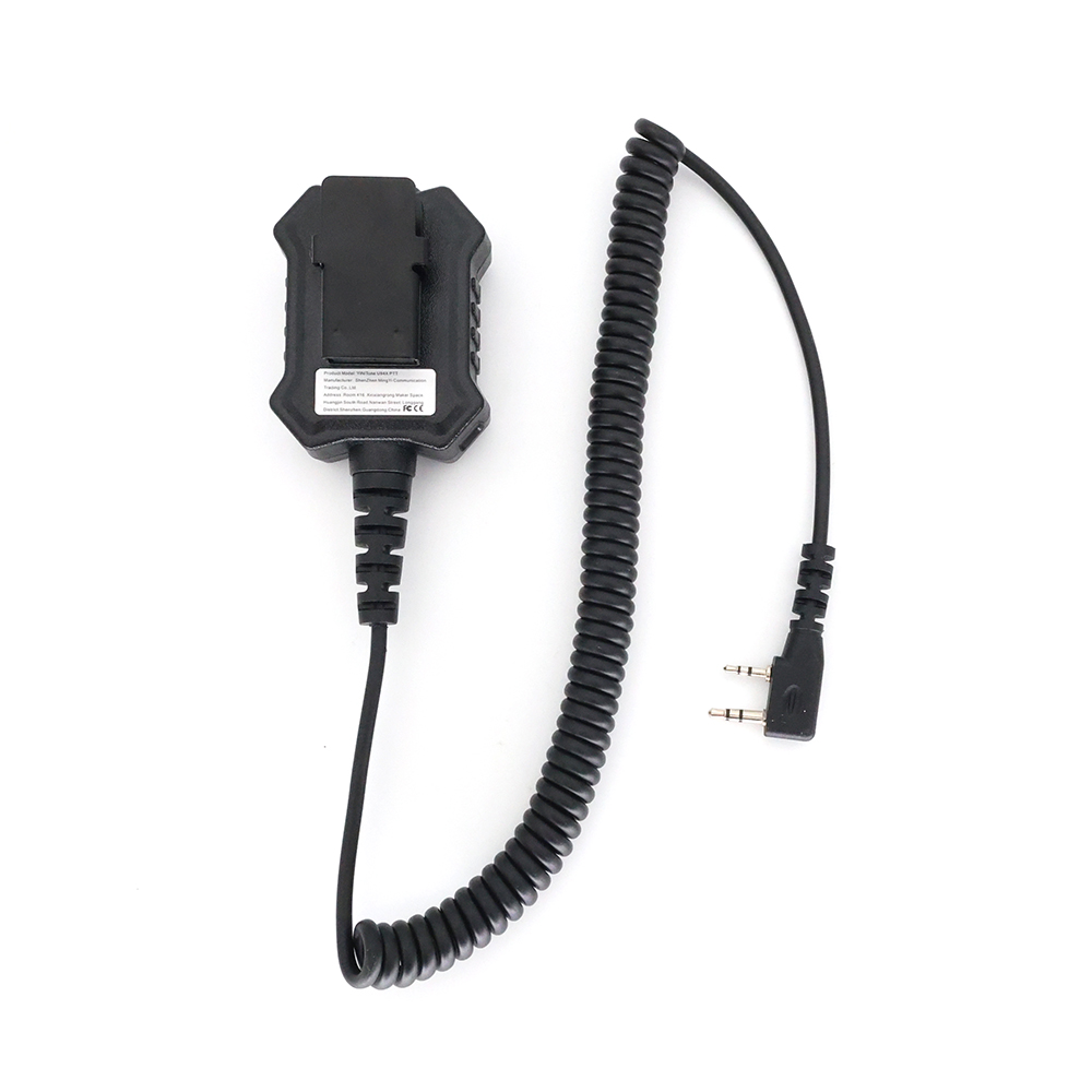 Handheld radio walkie talkie U94X PTT Headset Adapter for Kenwood HYT TYT Baofeng UV 82 UV5R UV6R BF888S