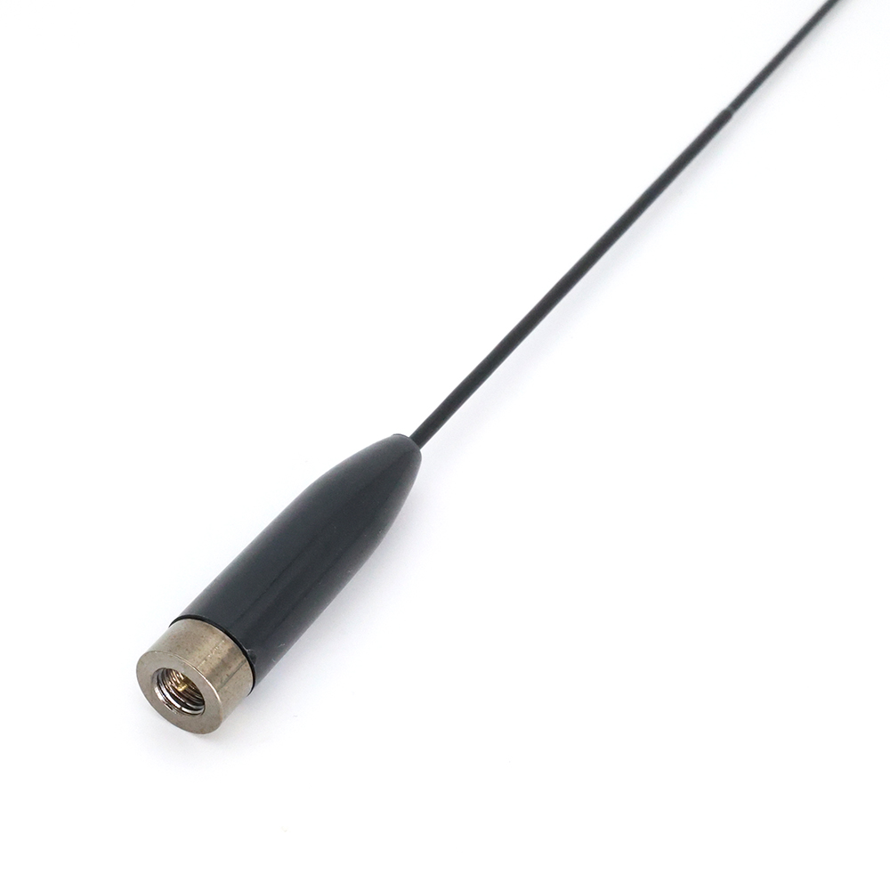 RH771S-2 SMA-Male VHF/UHF Dual Band 2.15dB/3.4dB High Gain Titanium Alloy Whip Portable Ham Radio Antenna