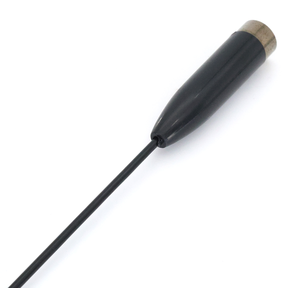 RH771S-2 SMA-Male VHF/UHF Dual Band 2.15dB/3.4dB High Gain Titanium Alloy Whip Portable Ham Radio Antenna