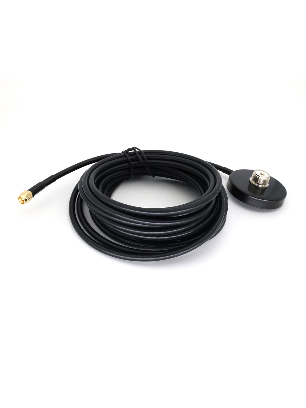 SMA-Male Connector Outdoor Antenna 5.5CM Strong Magnetic Base Large Sucker 5Meter Long Range RG58 Extension Cable