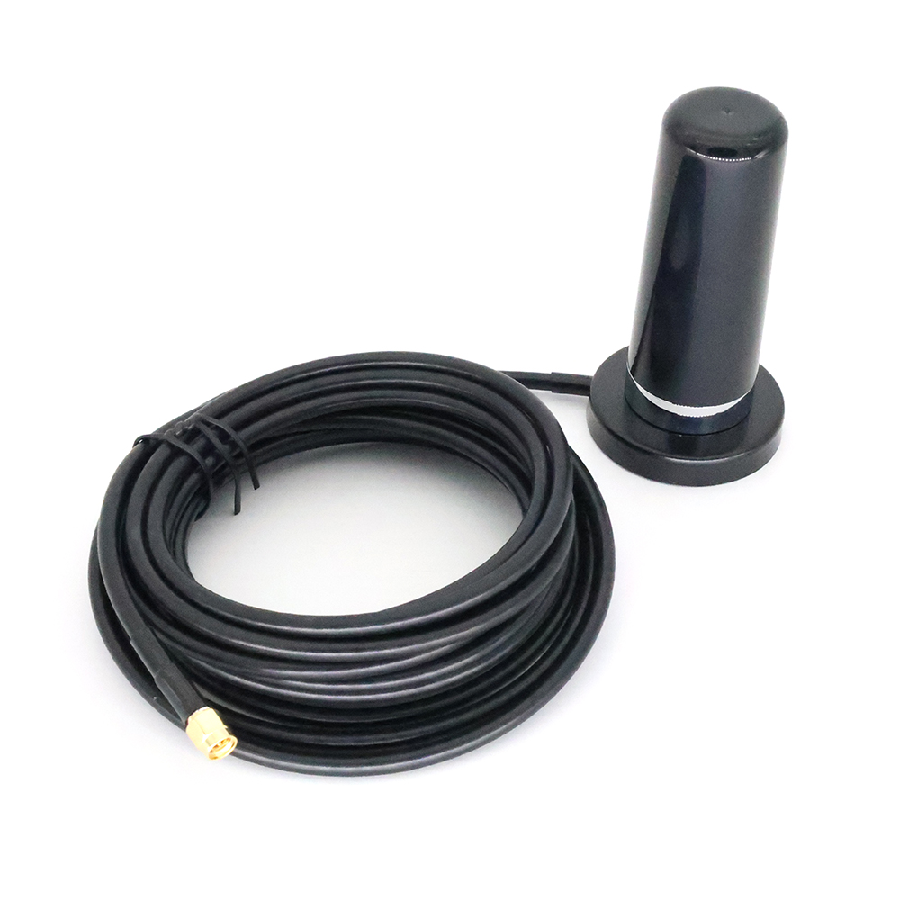 700-2700MHZ Small steel gun 4G LTE Outdoor Antenna 5.5CM Strong Magnetic Base Large Sucker with 5Meter SMA-Male Extension Cable