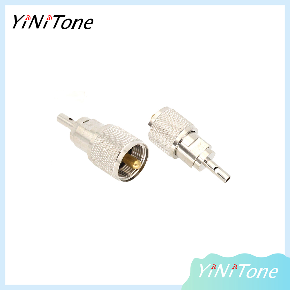 UHF Connector UHF Male plug Crimp For RG316 RG174 RG179 LMR100 Cable Brass Straight Coax RF Adapters