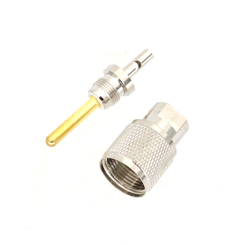 UHF Connector UHF Male plug Crimp For RG316 RG174 RG179 LMR100 Cable Brass Straight Coax RF Adapters