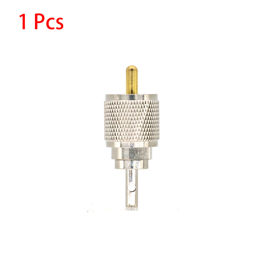 UHF Connector UHF Male plug Crimp For RG316 RG174 RG179 LMR100 Cable Brass Straight Coax RF Adapters