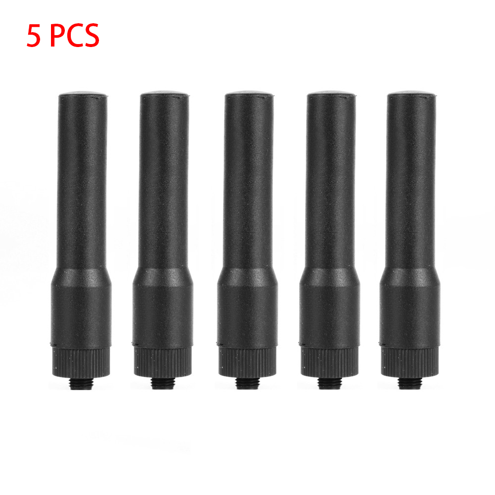 SF20 Black SMA-Female Mini Antenna 144/430 MHz Soft For BAOFENG BF-666S/777S/888S Two Way Radio