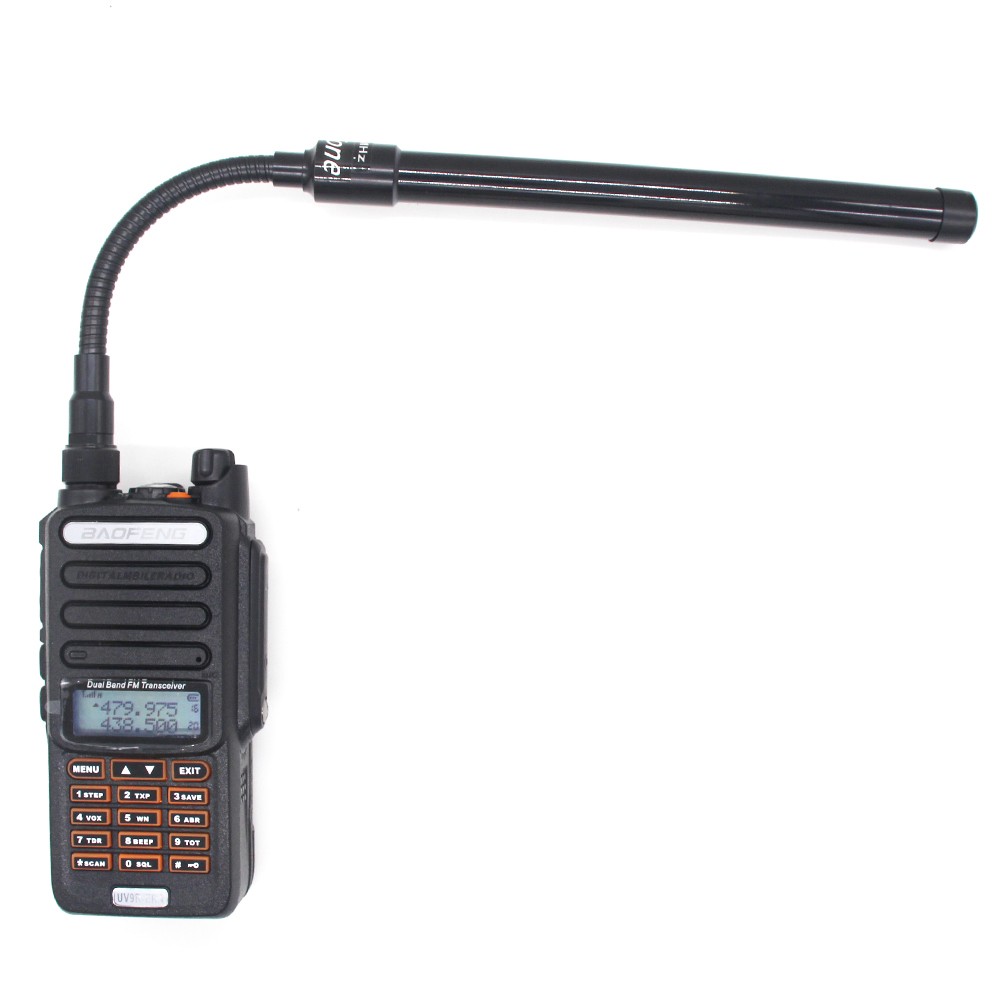 SMA Female Walkie Talkie 144/430Mhz Dual Band bendable CS Goose Tube Antenna For Baofeng 5R BF-888S Radio