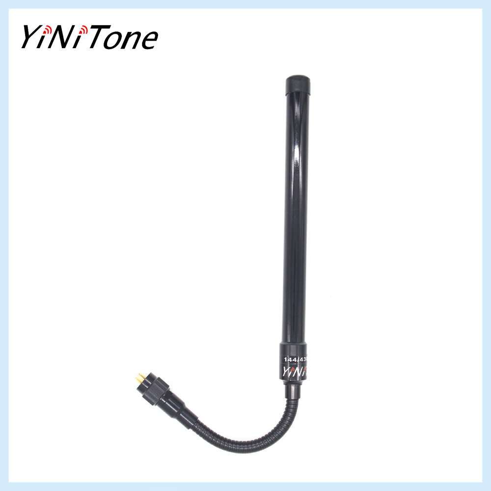 SMA Female Walkie Talkie 144/430Mhz Dual Band bendable CS Goose Tube Antenna For Baofeng 5R BF-888S Radio