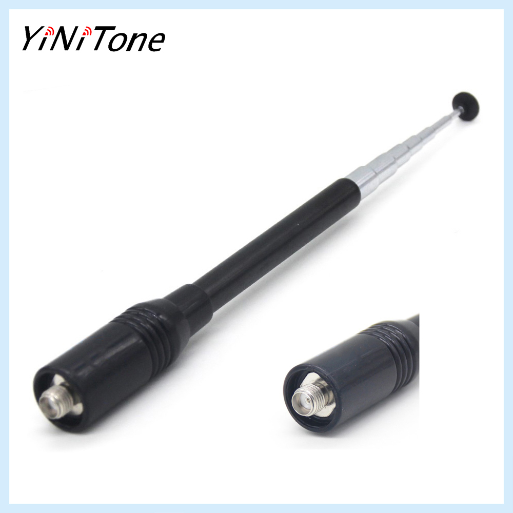 Original NA-773 Handheld Antenna 144/430 MHz 41CM Telescopic SMA Female For BAOFENG UV-5R/82/B5/B6 888S Two Way Radio